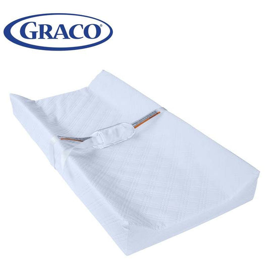 Graco Premium Contoured Changing Pad (White) - Kidsy
