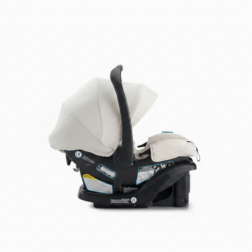 Graco SnugRide DLX Infant Car Seat (Soft Almond) - Kidsy