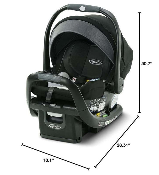Graco SnugRide SnugFit 35 DLX Infant Car Seat (Spencer) - Kidsy