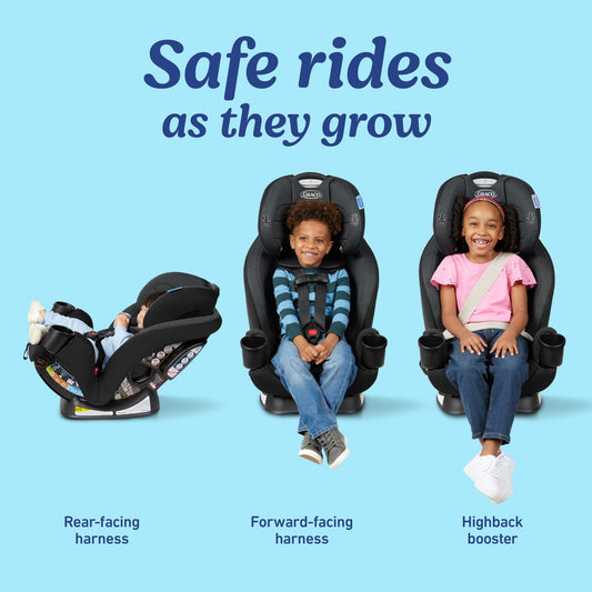 Graco TrioGrow SnugLock 3 - in - 1 Car Seat (Aria, Maroon) - Kidsy