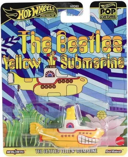 Hot Wheels Premium Beatles Yellow Submarine Die - Cast (JBL74) - Kidsy