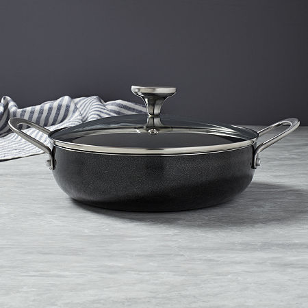 Infuse 3 - qt. Aluminum Caldero Saute Pan (Black) - Kidsy