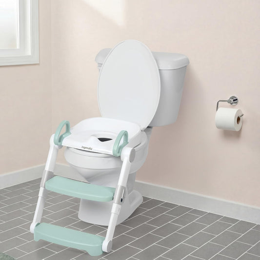 Ingenuity Foldaway Ladder Potty, Adjustable Step Stool Toilet Trainer Seat - Kidsy