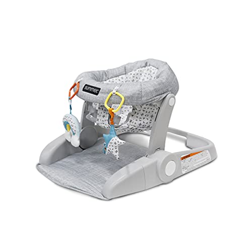 Ingenuity Learn - to - Sit 2 - Position Booster Seat (Heather Gray) - Kidsy