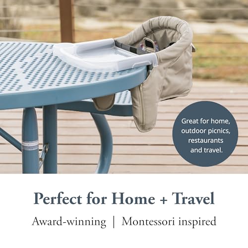 Inglesina Fast Table Chair Portable Baby High Chair (Pine Green Melange) - Kidsy
