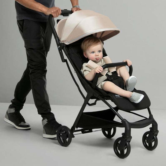 Jeep Altitude Compact Travel Stroller by Delta Children (Tan) - Kidsy