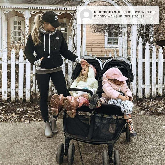 Jeep Destination Ultralight Double Stroller (Midnight Black) - Kidsy