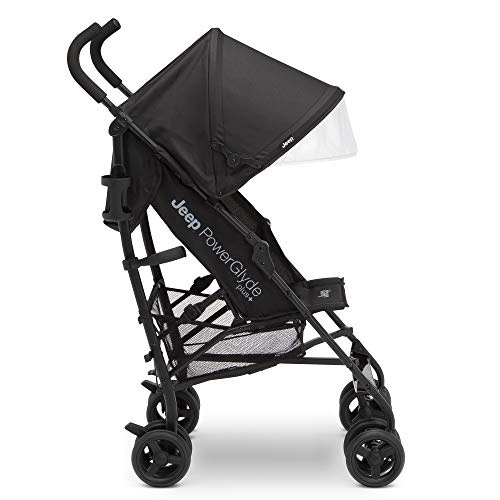 Jeep PowerGlyde Plus Lightweight Travel Stroller (Black) - Kidsy