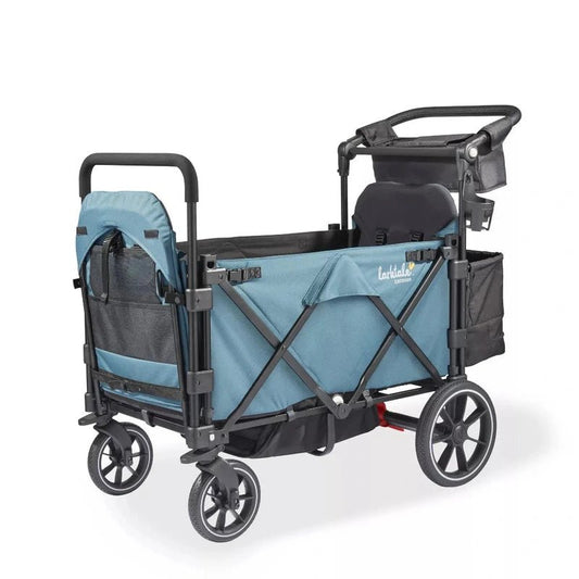 Larktale Caravan V3 Extra Capacity Stroller Wagon (Seaford Blue) - Kidsy