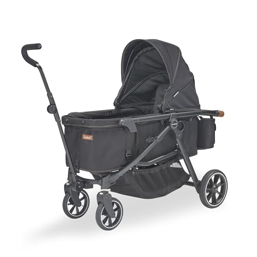 Larktale Crossover All - in - One Stroller and Wagon (Byron Black) - Kidsy