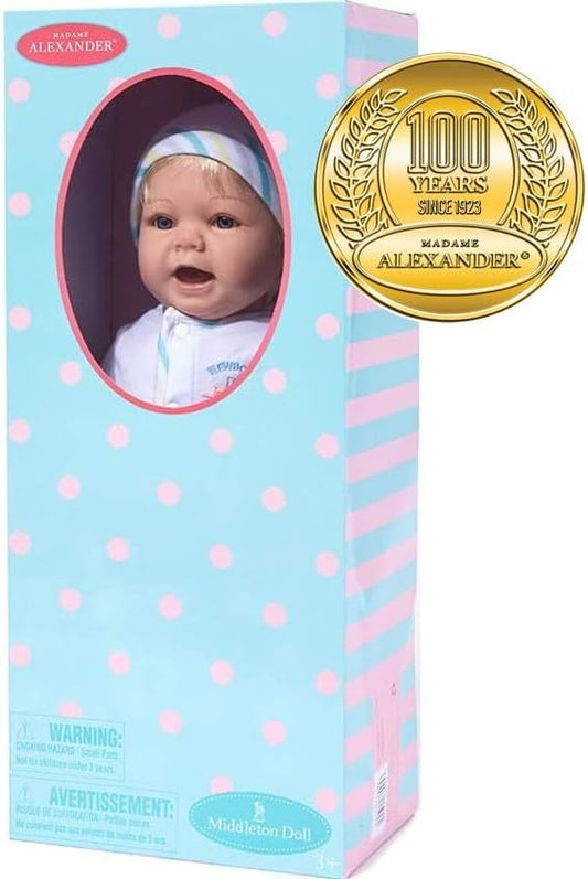 Madame Alexander 19 - inch Newborn Nursery Baby Doll (Sweet Baby) - Kidsy