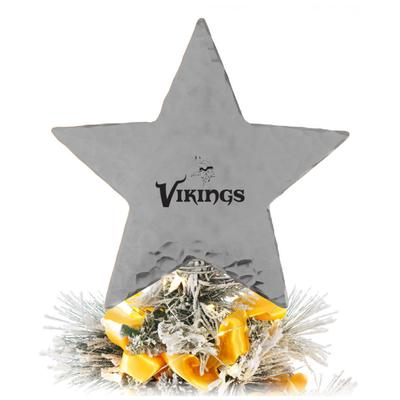 Minnesota Vikings Star Tree Topper (Aluminum) - Kidsy