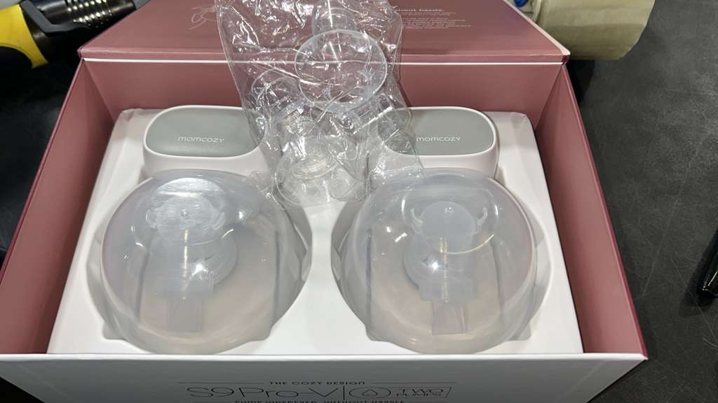 Momcozy S9 Pro Upgraded Wearable Breast Pump (24mm, 2 - Pack, N - gray) - Kidsy