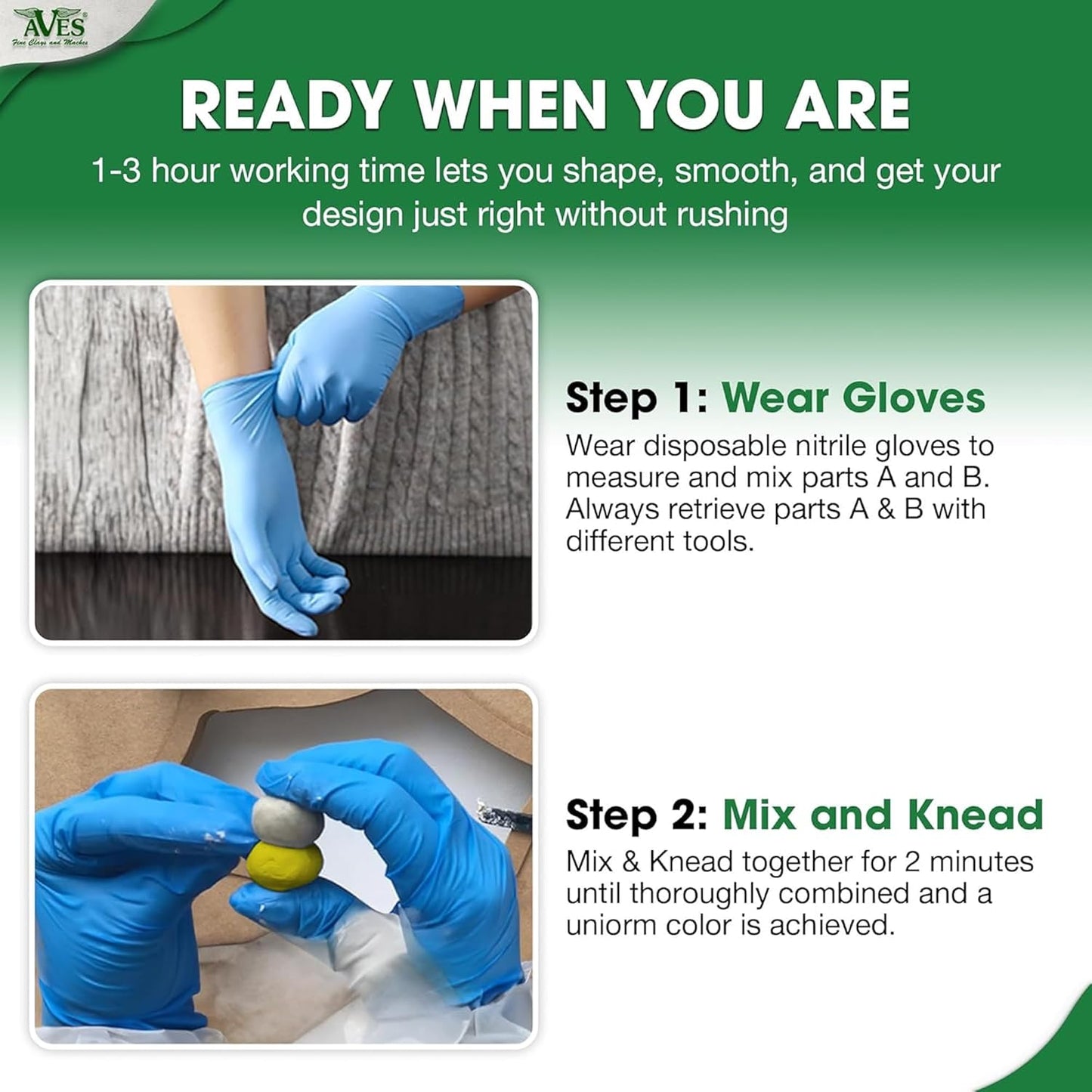 New Aves Apoxie Sculpt 2 - Part Self - Hardening Modeling Compound (Yellow) - Kidsy