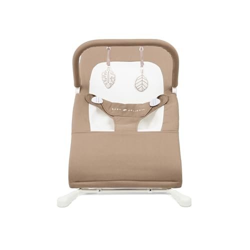 New Baby Delight Highland Portable Bouncer (Organic Mocha) - Kidsy