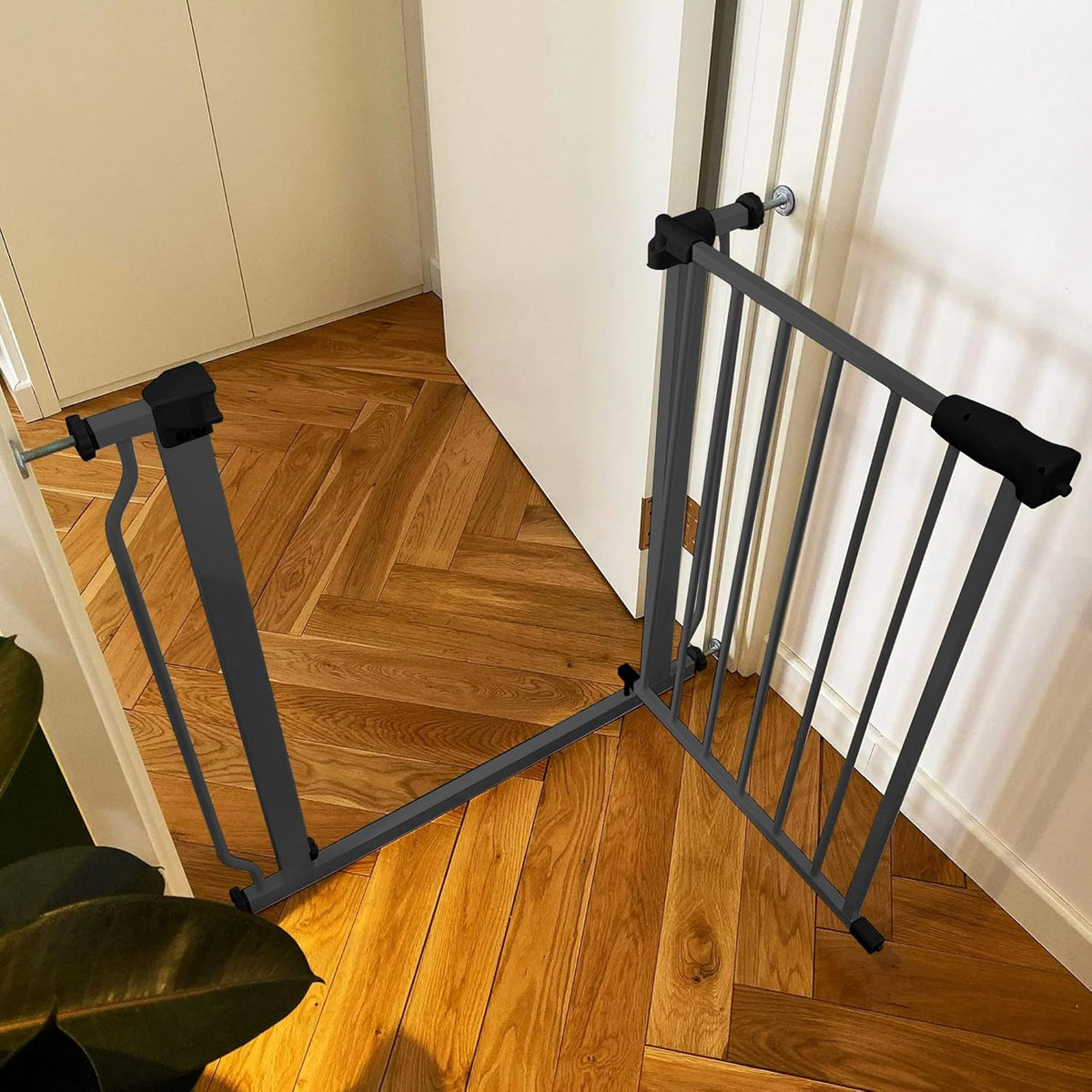 New BalanceFrom Easy Walk - Thru Safety Gate 30 Inch Tall (Graphite) - Kidsy