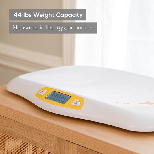 New Beurer BY80 Digital Baby Scale with Hold Function (White) - Kidsy