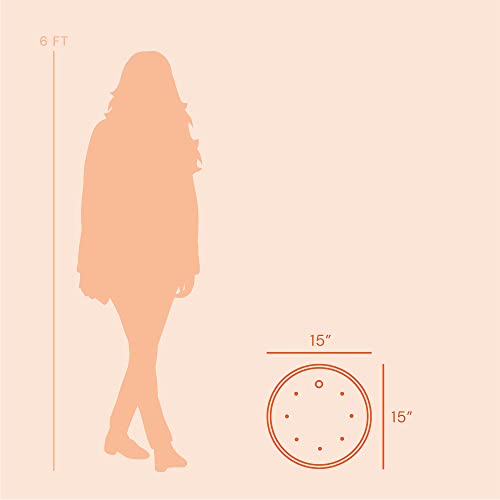 New Bloem Ups - A - Daisy Round Planter Insert: 15" (Orange) - Kidsy