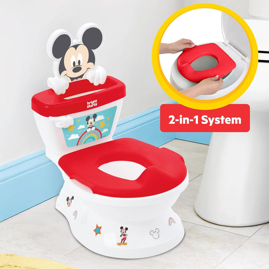 New Bright Starts Mickey Mouse My Size Potty Training Toilet - Kidsy