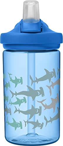New CamelBak Eddy+ Kids Water Bottle 14oz (Hammerheads) - Kidsy