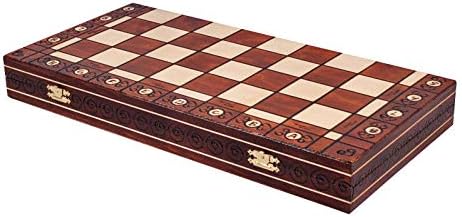 New Chess and games shop Muba Dubrovnik 6EF Handmade Wooden Chess Set 21 Inch Board - Kidsy