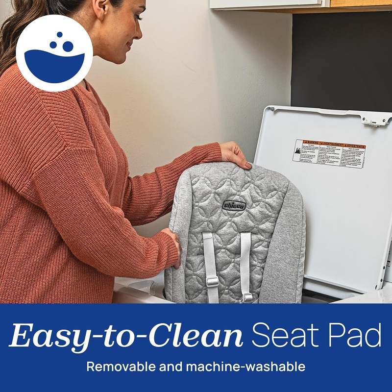 New Chicco Float Baby Bouncer Seat (Cloud/Grey) - Kidsy