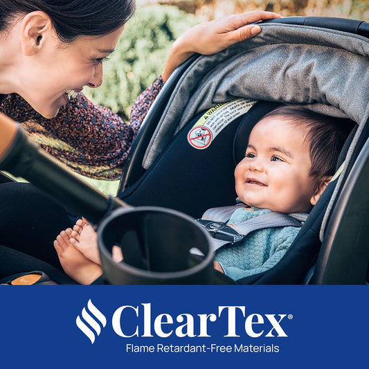 New Chicco KeyFit Max Zip ClearTex Infant Car Seat and Base (Sierra/Beige) - Kidsy