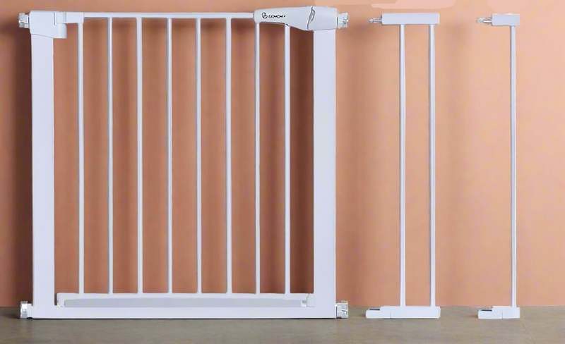 New COMOMY 29.5 - 40.5" Extra Wide Baby Gate Safety Gate (White) - Kidsy