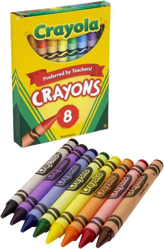 New Crayola Classic Color Pack Crayons Tuck Box (8 Colors) - Kidsy