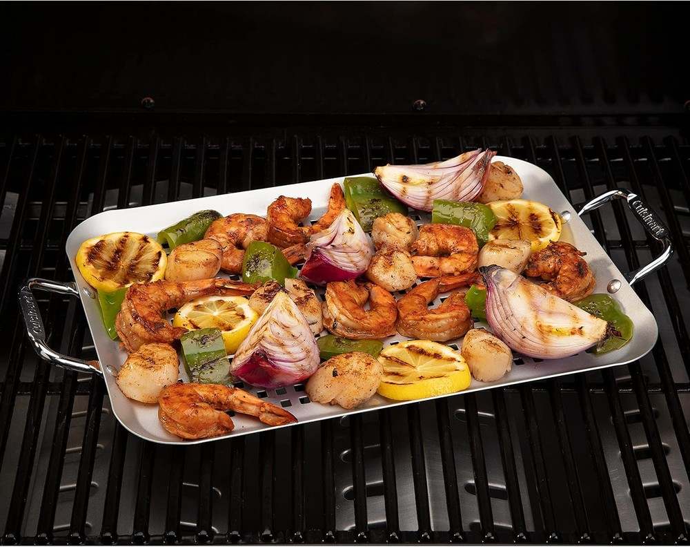 New Cuisinart CNP - 650 Non - Stick Rectangular Grill Topper - Kidsy
