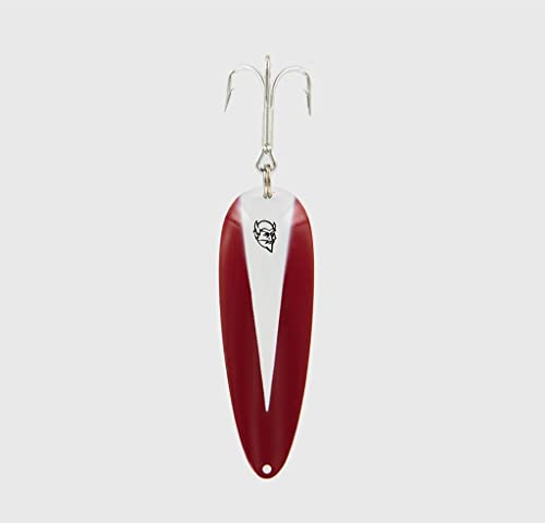 New Dardevle Dardevle Red/Wht Chunk 1 Oz Fishing - Equipment (Red) - Kidsy