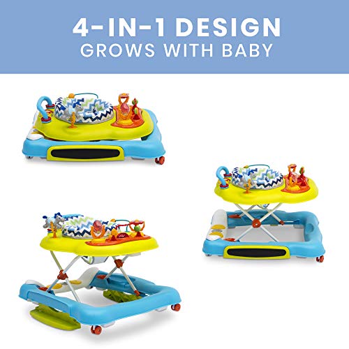 New Delta Discover & Play Walker (Blue/Green) - Kidsy