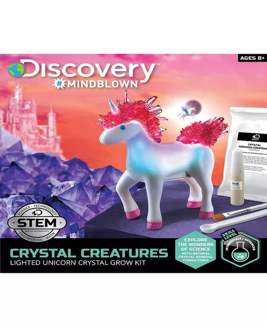 New Discovery Mindblown Crystal Creatures Set (White) - Kidsy