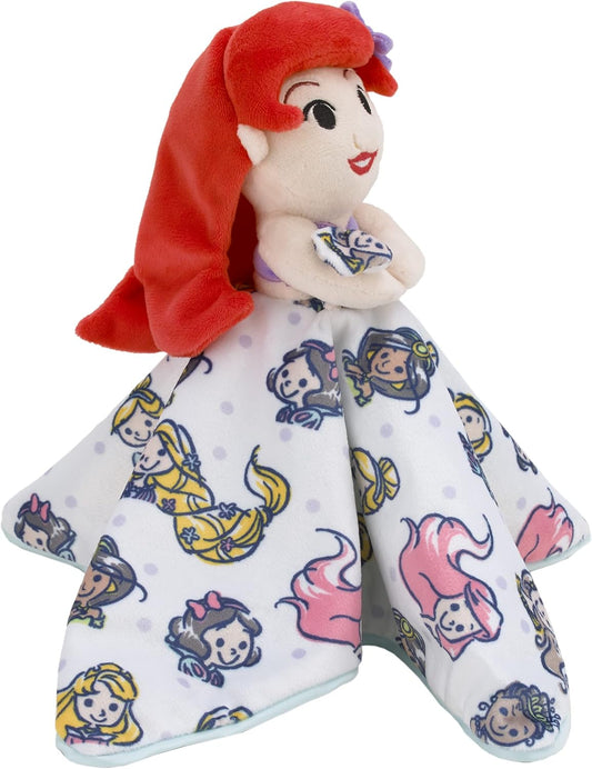 New Disney Ariel and Princess White and Aqua Lovey Security Blanket - Kidsy