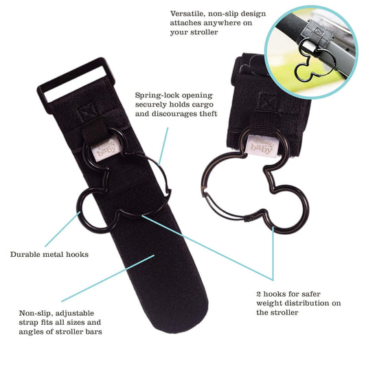 New Disney Baby Mickey Mouse Stroller Hooks (2 - Pack) - Kidsy