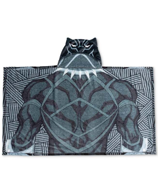 New Disney Black Panther Hooded Throw - Multi - Kidsy