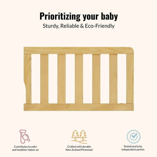 New Dream On Me Convertible Crib Toddler Guard Rail (Natural) - Kidsy