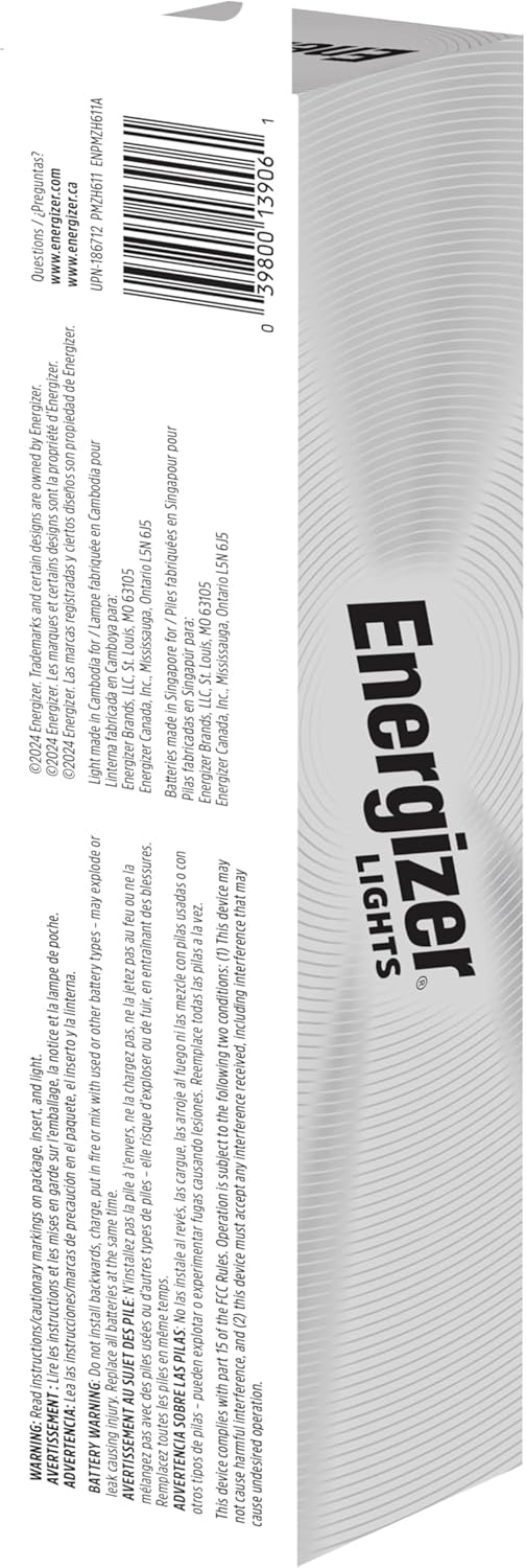 New Energizer LED Flashlight Vision PRO, Ultra Bright 1000+ Lumens (Black) - Kidsy