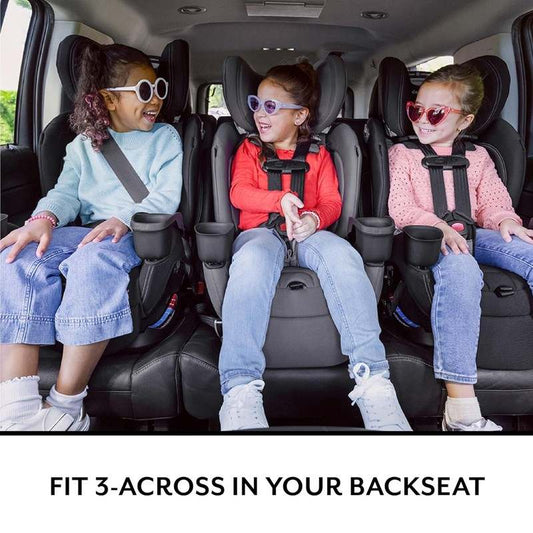 New Evenflo All4Stages Slim Plus Canopy 4 - in - 1 Convertible Car Seat (Howell Black) - Kidsy