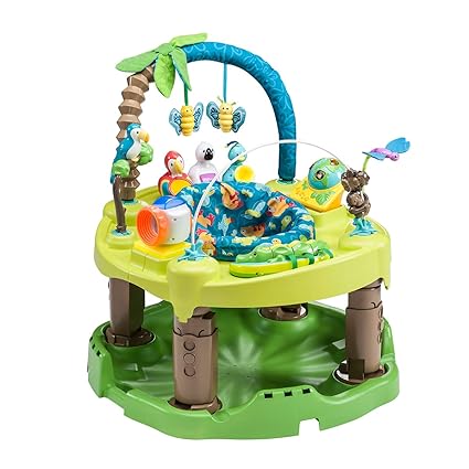 New Evenflo Exersaucer Activity Saucer and Bouncer (Life in the Amazon) - Kidsy