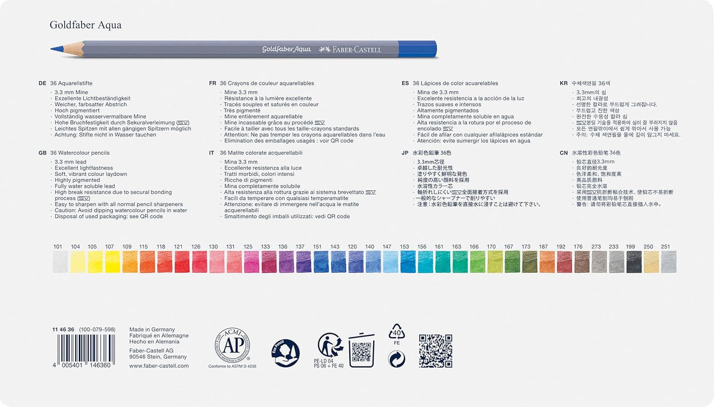 New Faber - Castell Creative Studio Goldfaber Color Pencils (36 Count) - Kidsy