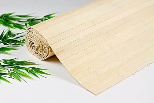 New Forever Bamboo Wallpaper Panels for Walls Bamboo Wainscoting Panels for Interior Design Tiki Bars (Natural Sand, 4 Ft H x 8 Ft L) - Kidsy