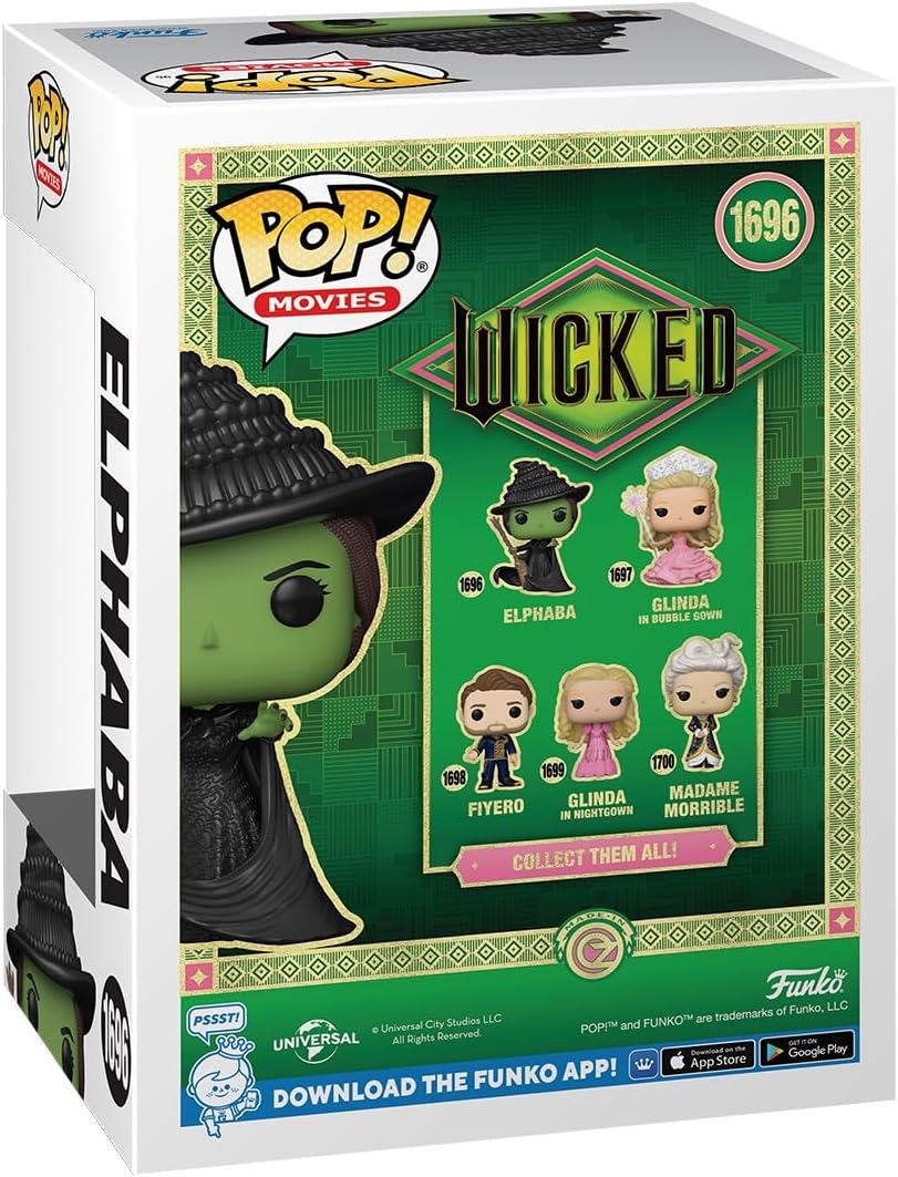 New Funko POP Movies Elphaba Vinyl Figure (Green) - Kidsy