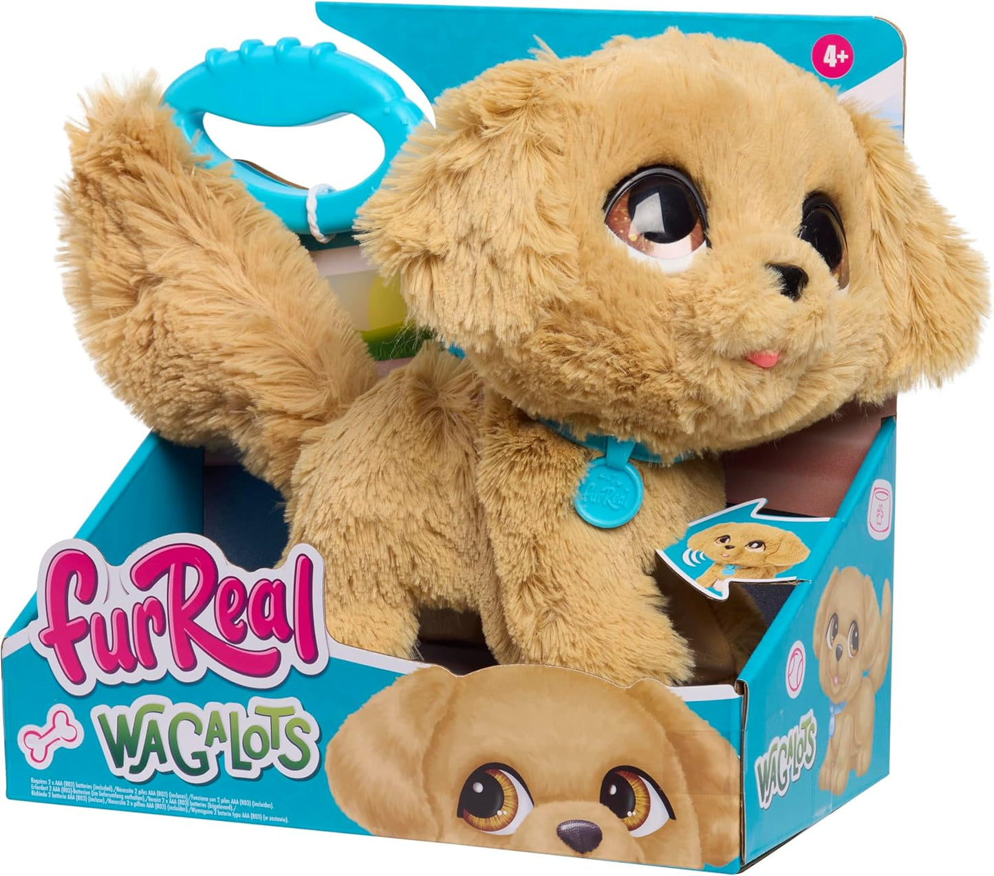 New FurReal Wag - A - Lots Golden Retriever Toy - Kidsy