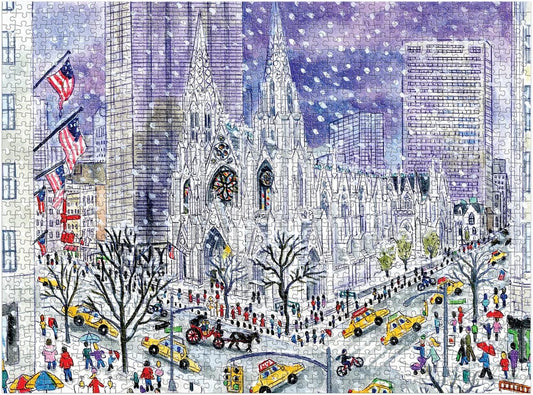 New Galison Michael Storrings St. Patrick’s Cathedral 1000 - Piece Jigsaw Puzzle - Kidsy