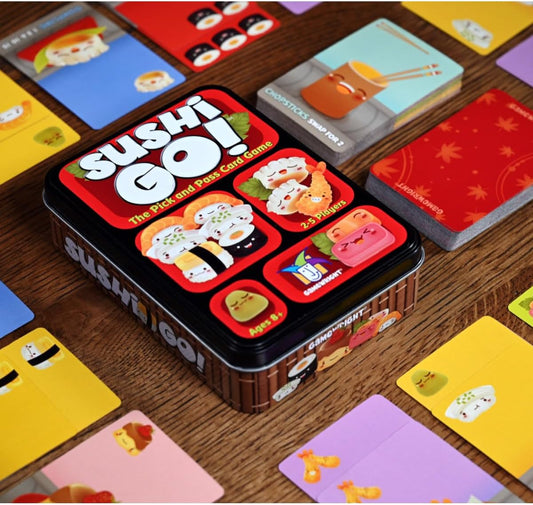 New Gamewright Sushi Go Pick and Pass Family Card Game - Kidsy