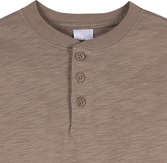 New Gerber Baby Boys' 3 - Pack Long Sleeve Shirts (Green, Blue & Oatmeal) - Kidsy