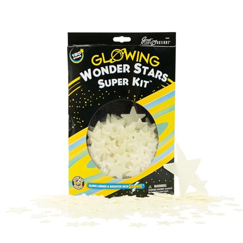 New Great Explorations Wonder Stars Super Kit 150 - Piece Glow Ceiling Stars - Kidsy