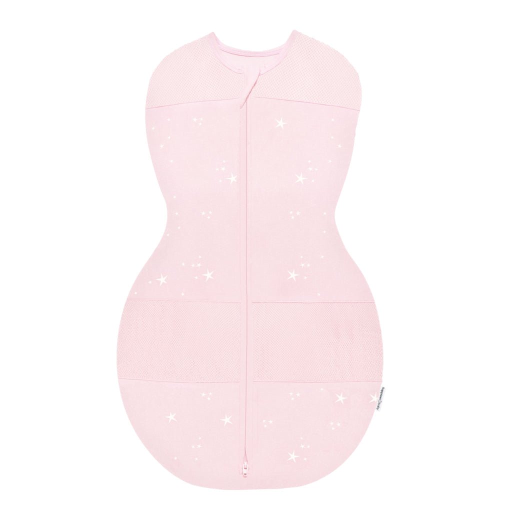 New Happiest Baby Sleepea 5 - Second Baby Swaddle (Rose Stars - Medium) - Kidsy