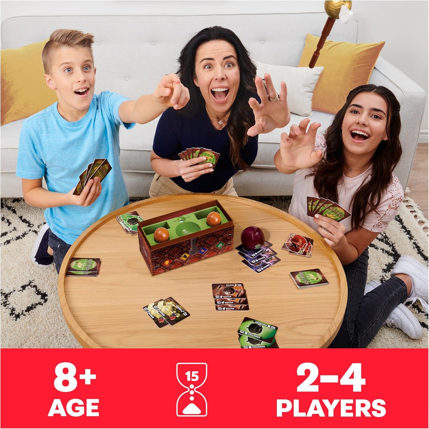 New Harry Potter Catch The Golden Snitch Quidditch Board Game - Ages 8 and Up - Kidsy